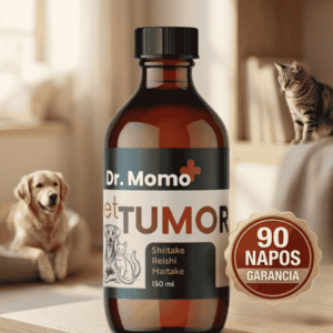 Dr. Momo PetTumor bio gyógygomba kivonat daganatos kutyák és macskák természetes támogatására